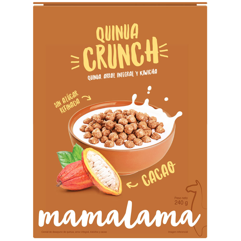 Cereal de Quinua y Cacao MAMALAMA 240g